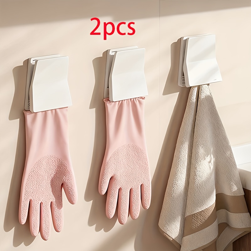 Rubber Glove Cleaning - 2Pcs Kitchen Glove Organizer Hook Rubber