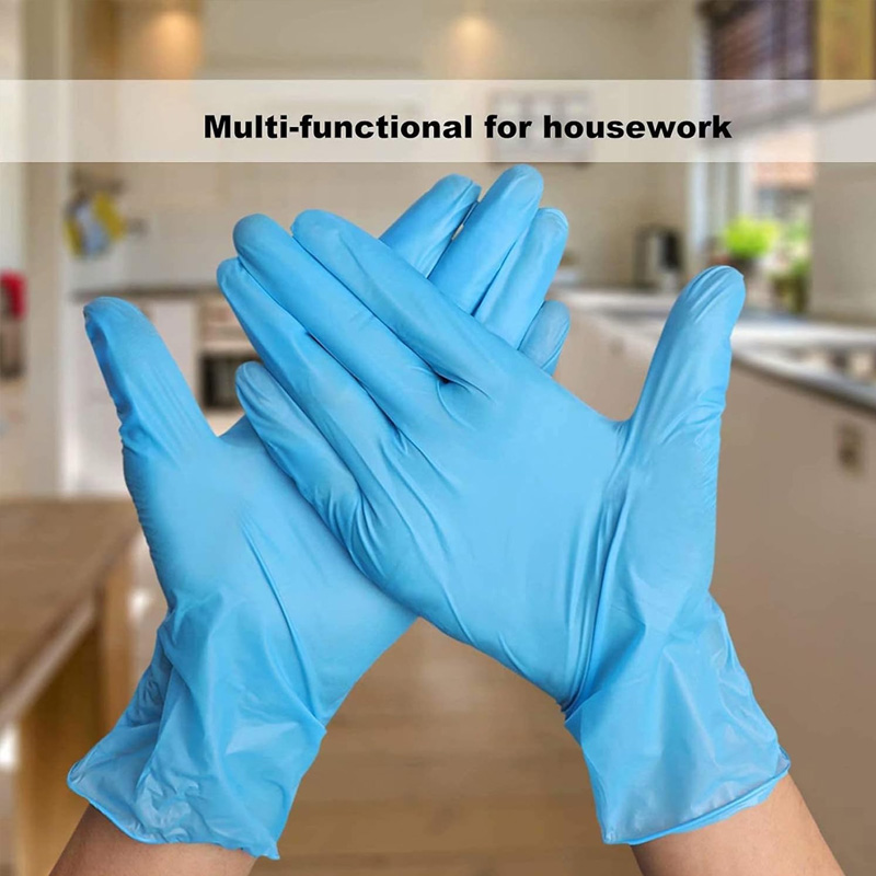 100 PCS Nitrile Kitchen Gloves - đánh giá và giá Rubber Glove Cleaning