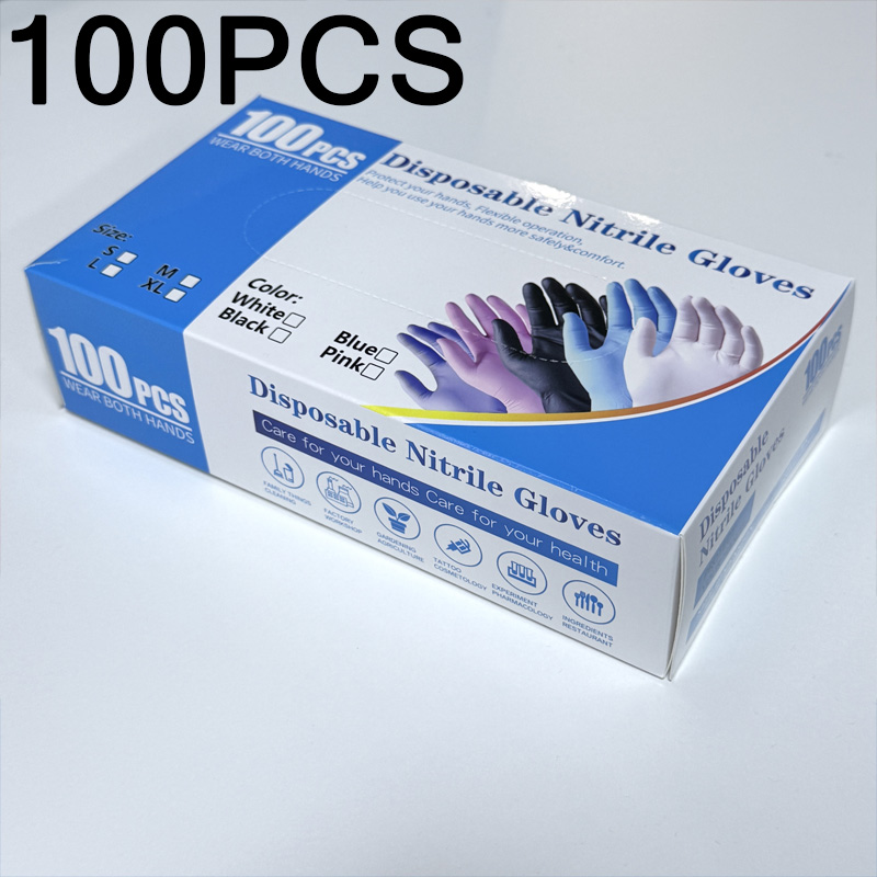 100 PCS Nitrile Kitchen Gloves - đánh giá và giá Rubber Glove Cleaning