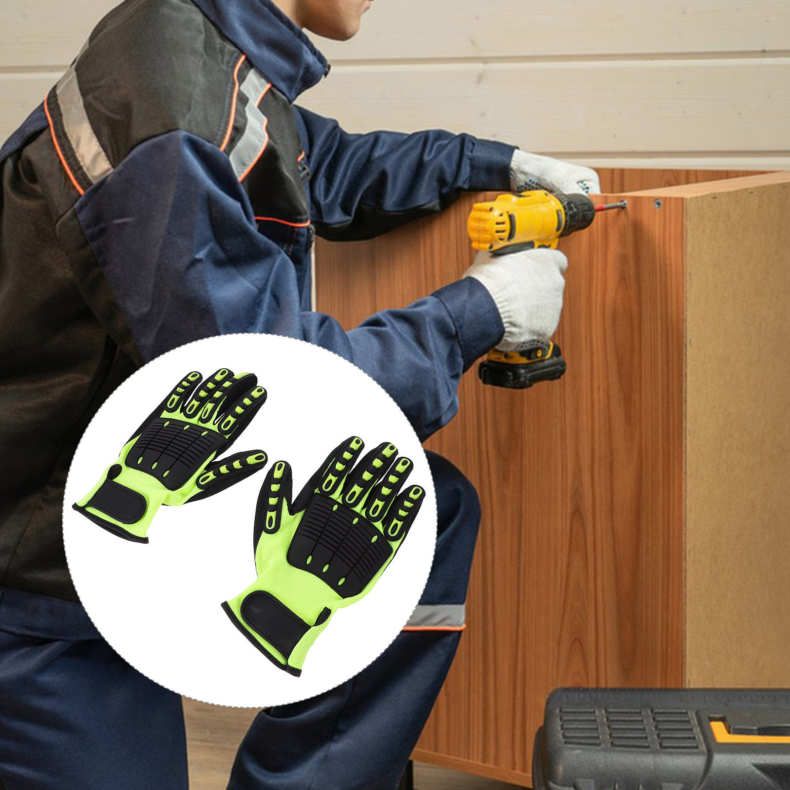 1Pair Heavy Duty Gardening Glo - đánh giá và giá Work Glove Impact