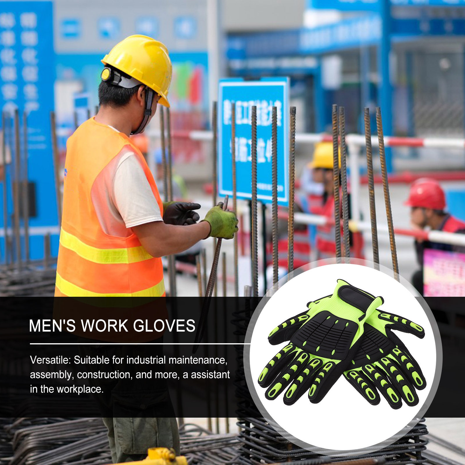 1Pair Heavy Duty Gardening Glo - đánh giá và giá Work Glove Impact