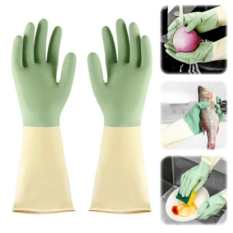 Thickened Kitchen Gloves, Dish - đánh giá và giá Dish Glove Rubber