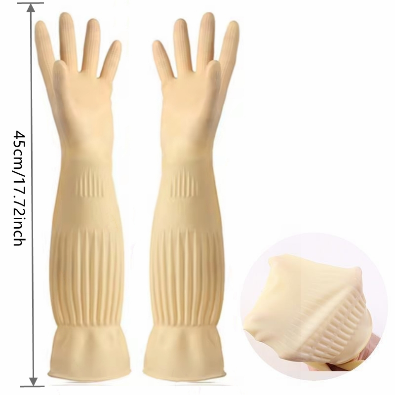 Long Reusable Rubber Dishwashi - đánh giá và giá Dish Glove Rubber