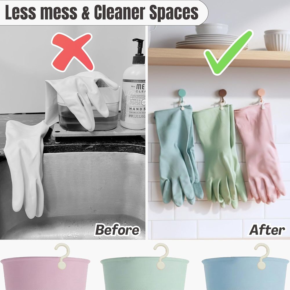 3 Pairs Dishwashing Gloves wit - đánh giá và giá Rubber Glove Cleaning